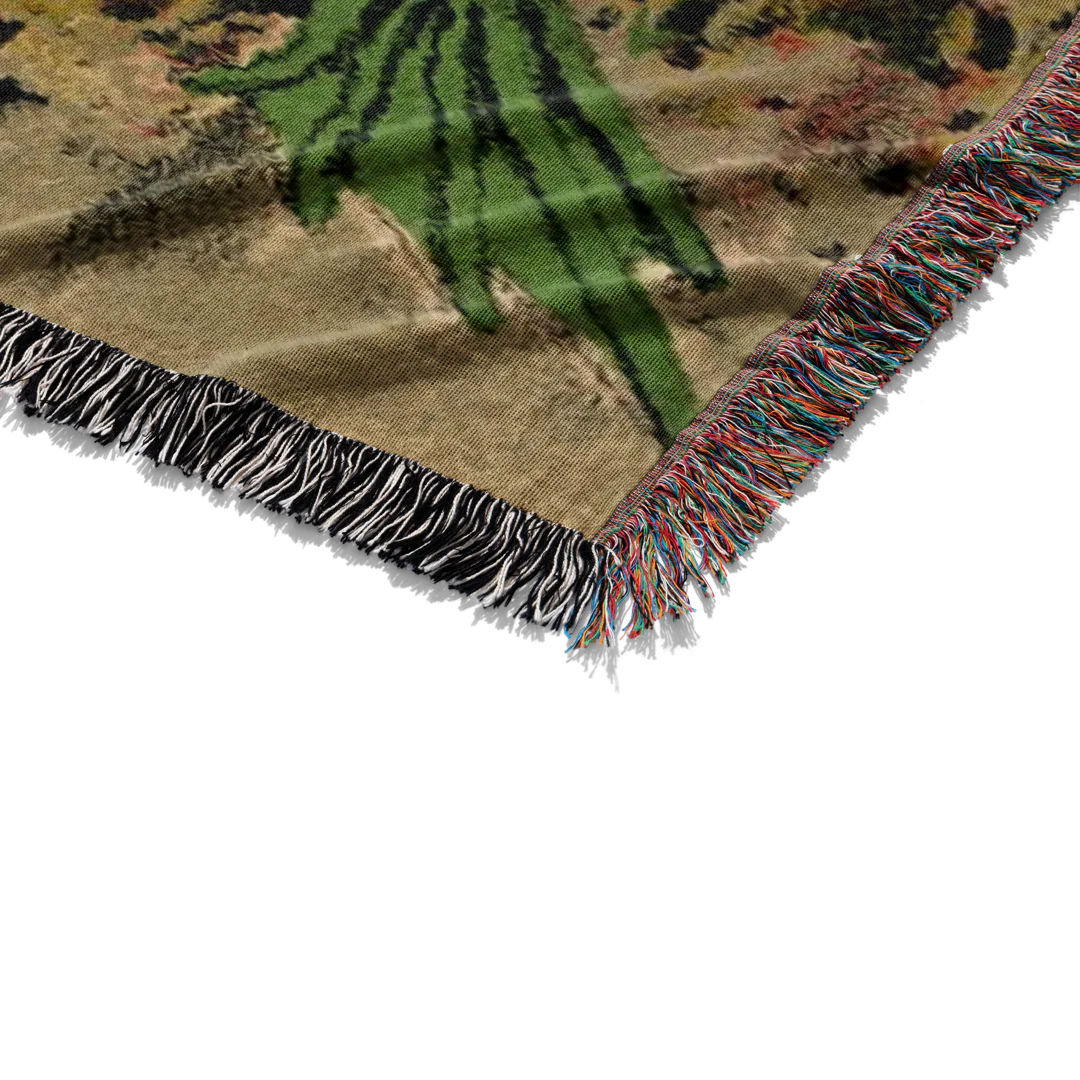 Banjo Frog Woven Blanket Tapestry - Image 3