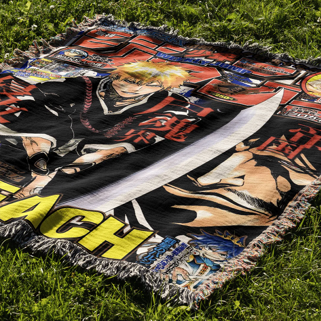 Bankai 3 Woven Blanket Tapestry - Image 2