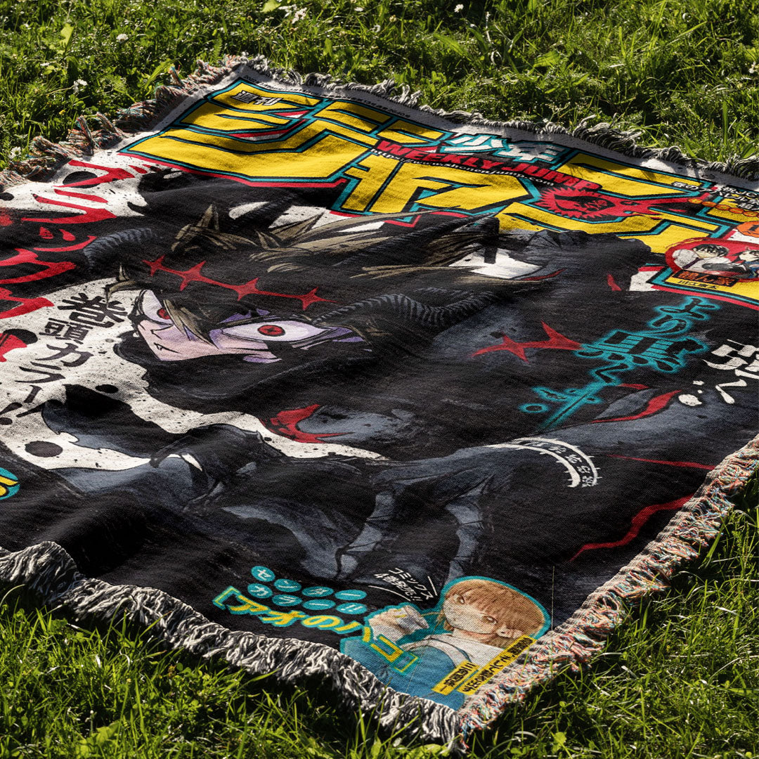 Clover Woven Blanket Tapestry - Image 2