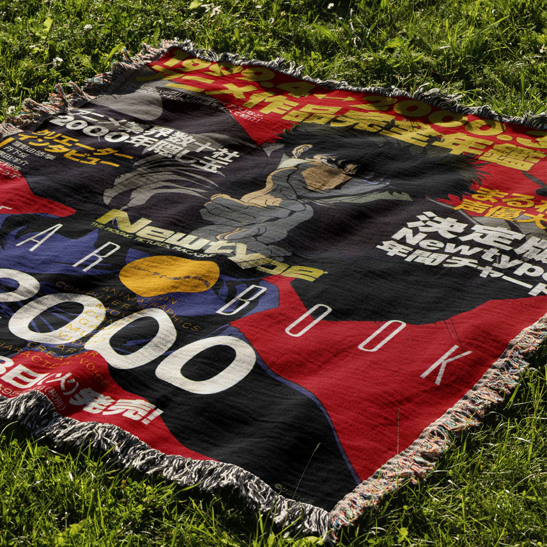 Cowboy 2 Woven Blanket Tapestry - Image 2