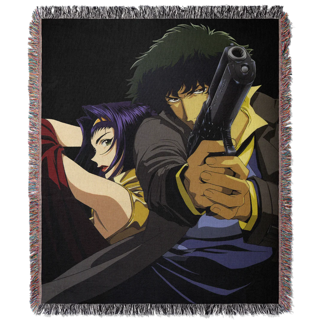 Cowboy 3 Woven Blanket Tapestry