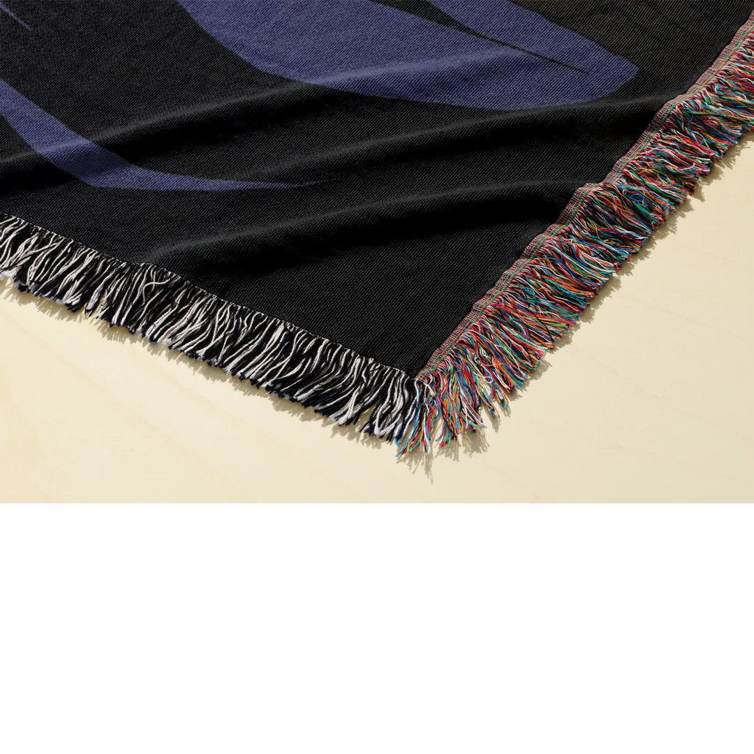 Cowboy 3 Woven Blanket Tapestry - Image 2