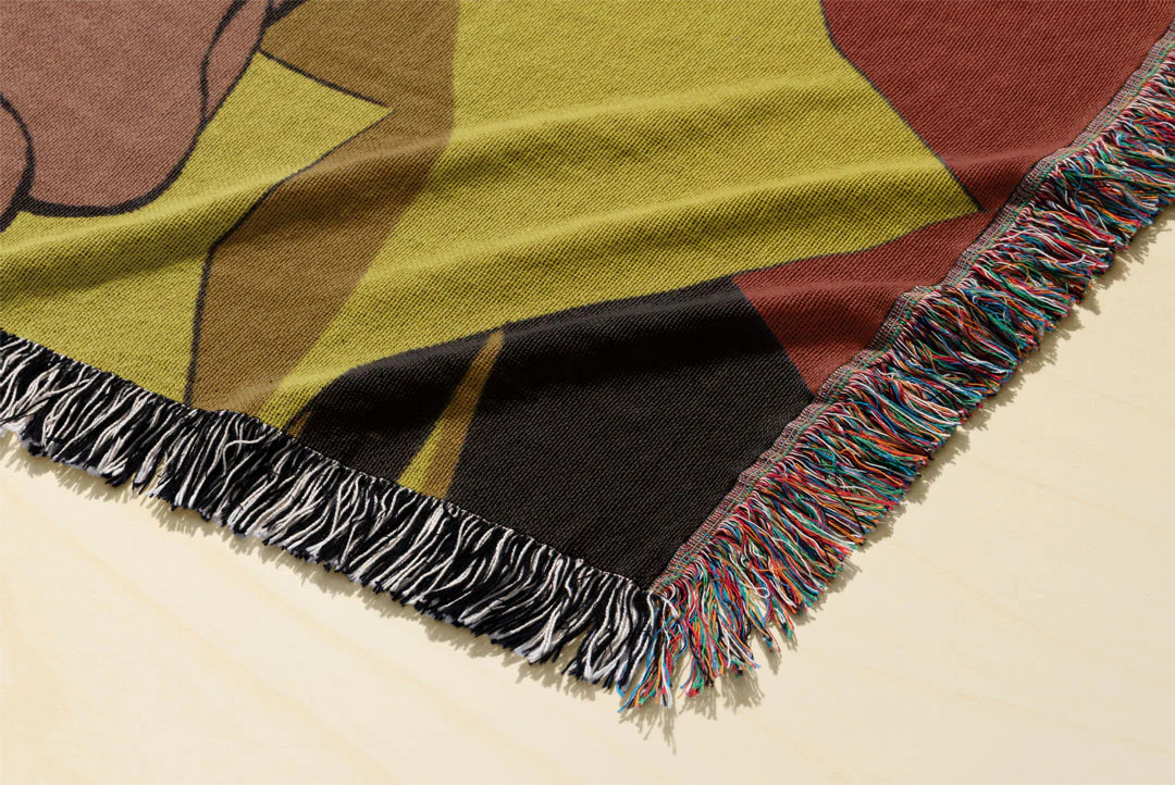 Cowboy Woven Blanket Tapestry - Image 3