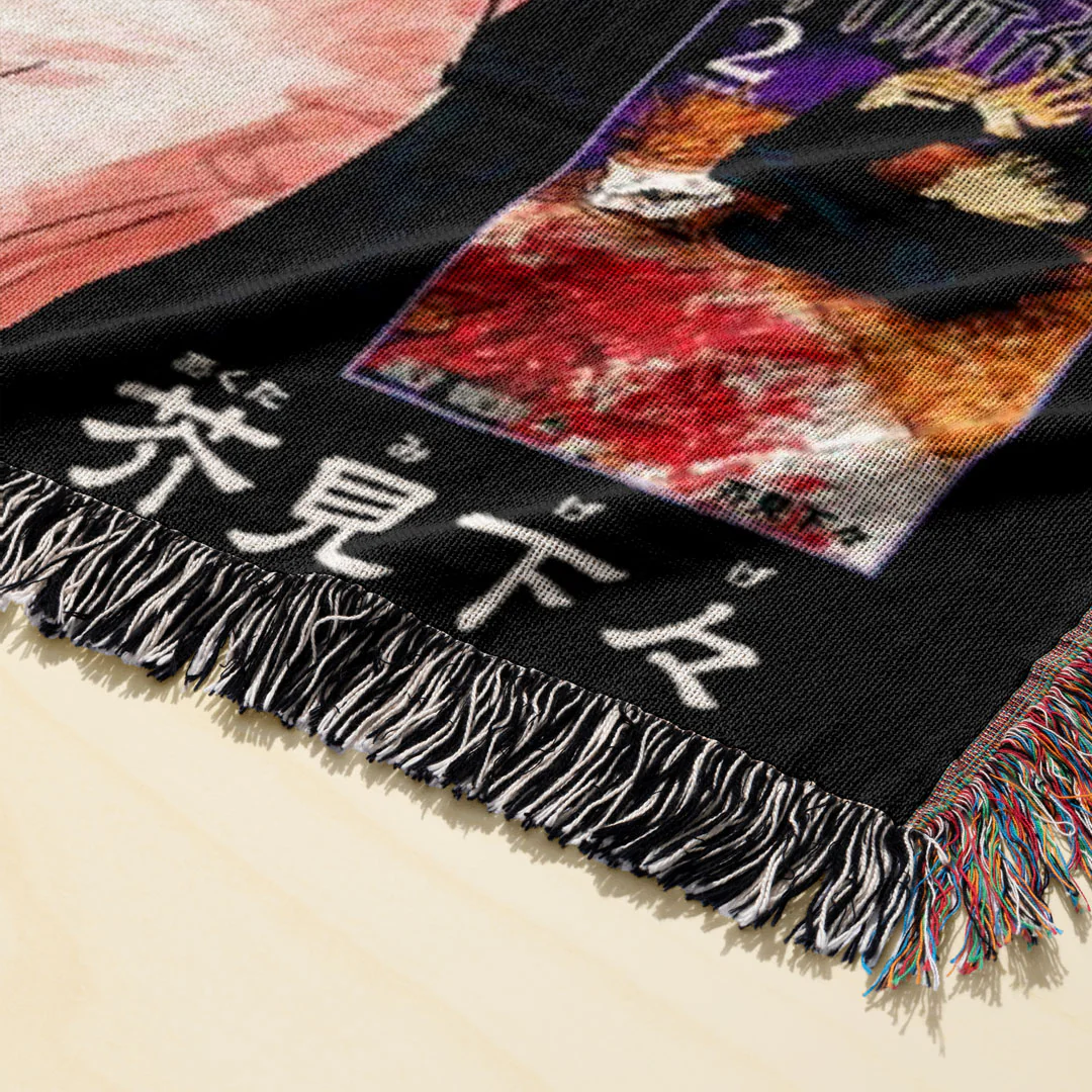 Cursed 5 Woven Blanket Tapestry - Image 3