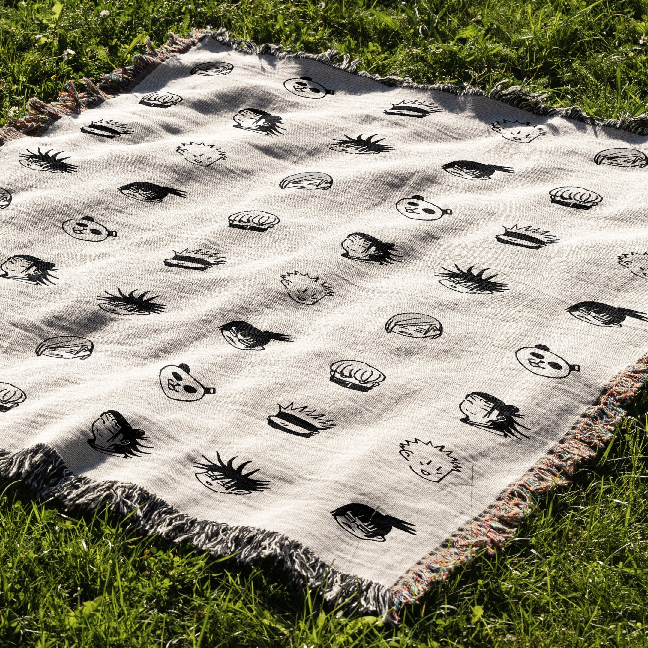 Cursed 7 Woven Blanket Tapestry - Image 2