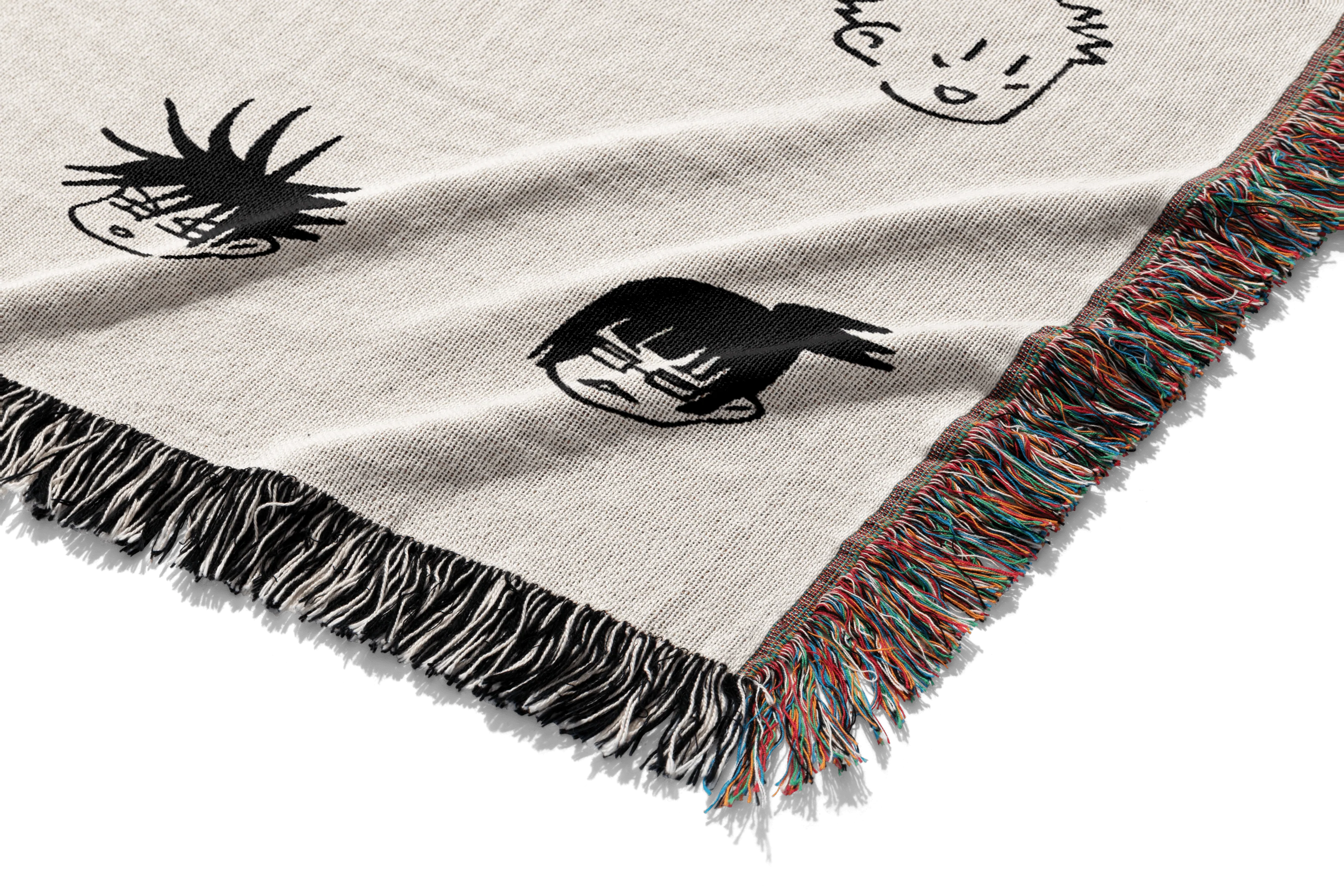 Cursed 7 Woven Blanket Tapestry - Image 3