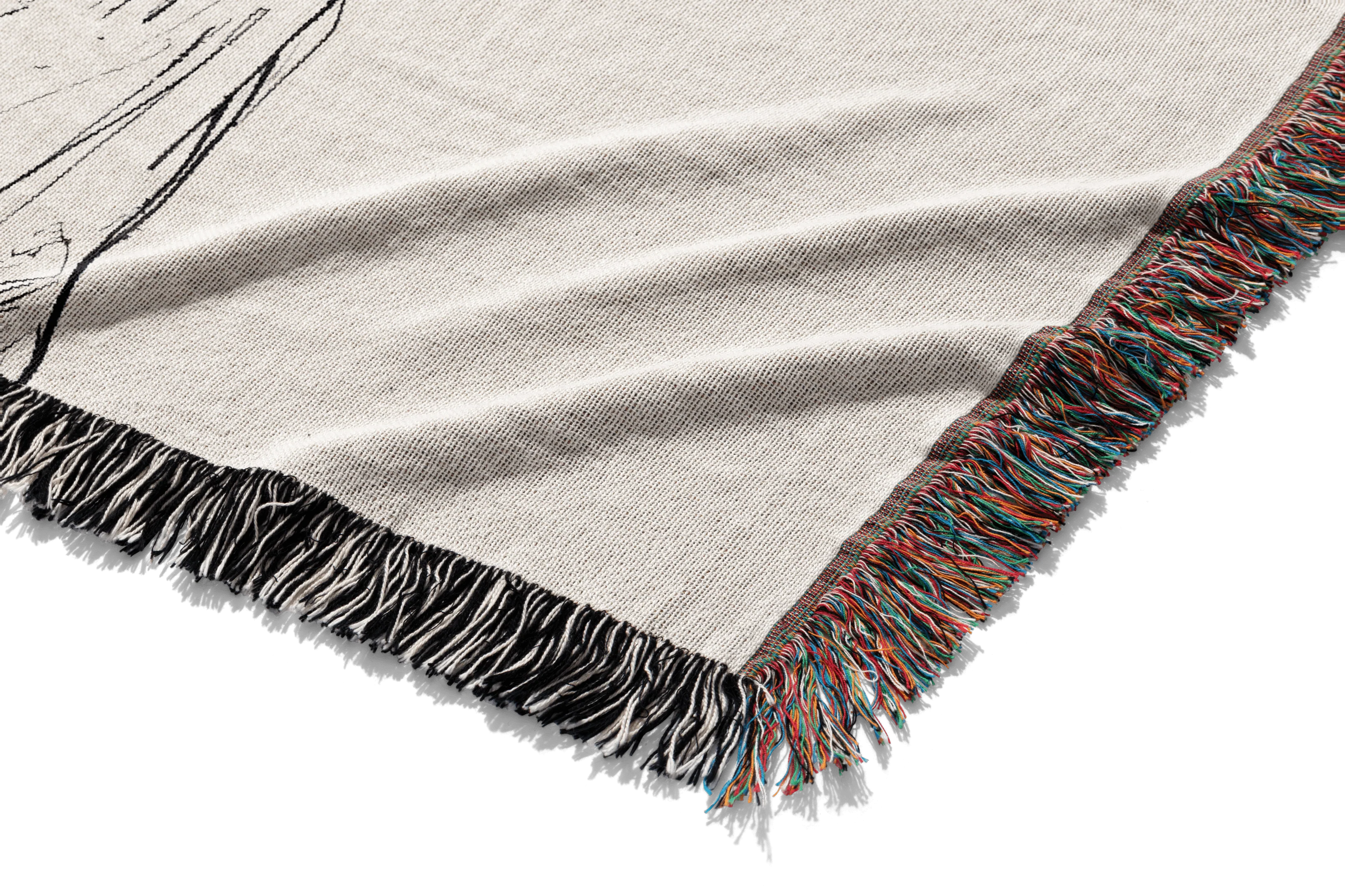 Cursed 8 Woven Blanket Tapestry - Image 3