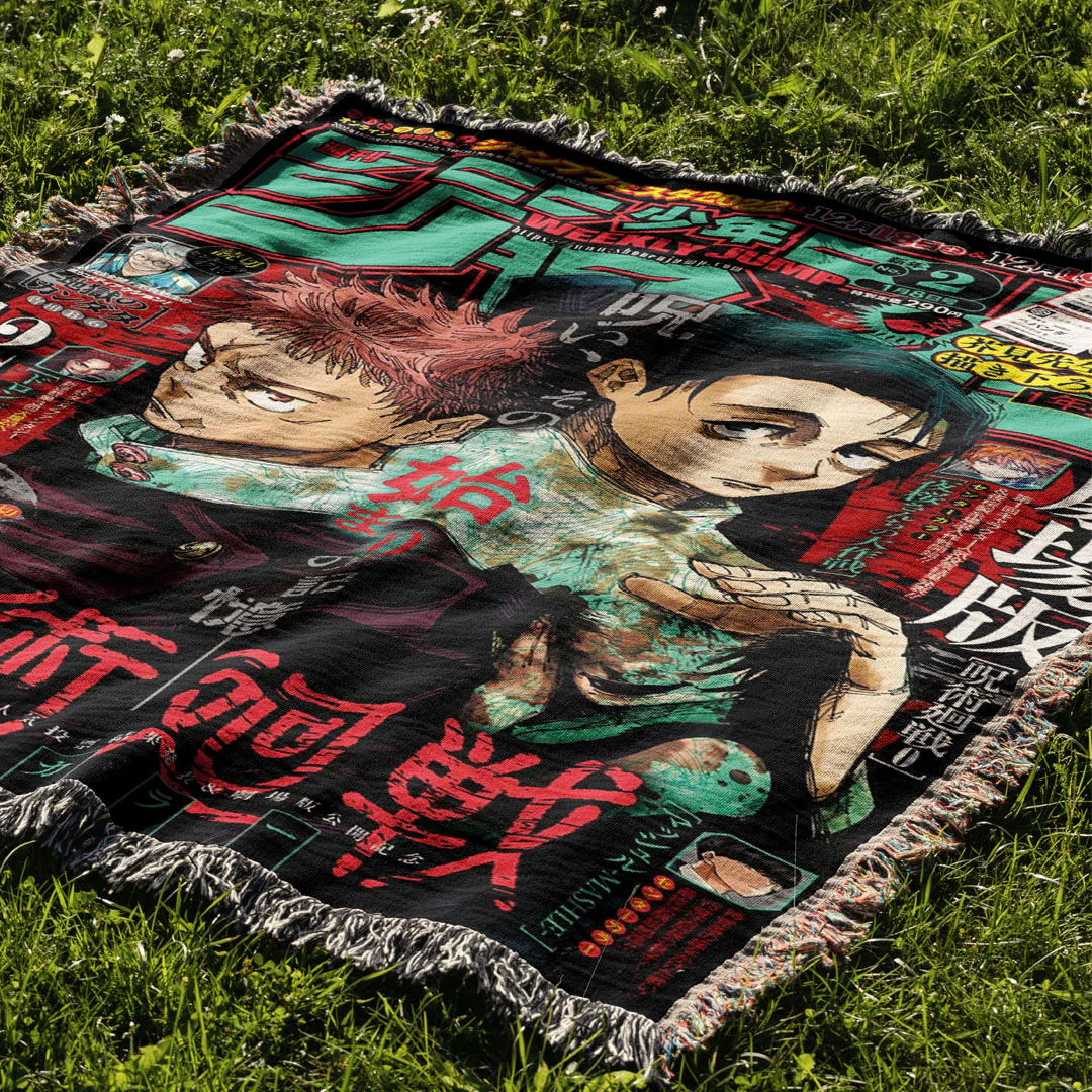 Cursed Woven Tapestry Blanket - Image 2