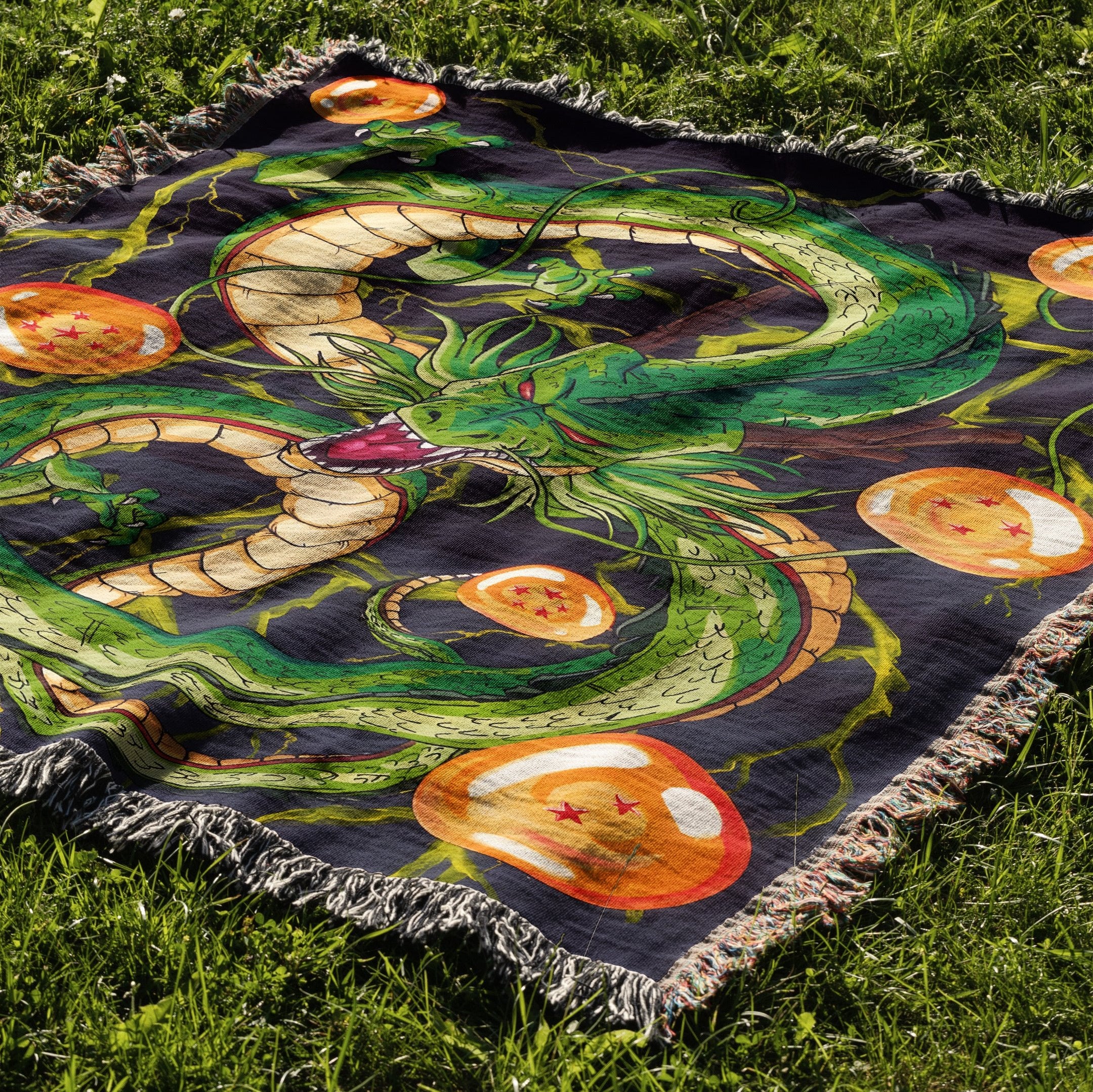 Dragon 2 Woven Blanket Tapestry - Image 2