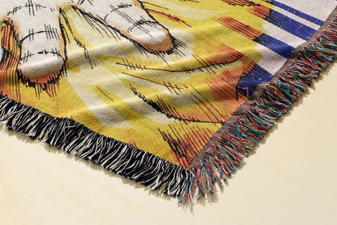 Dragon Woven Tapestry Blanket - Image 3