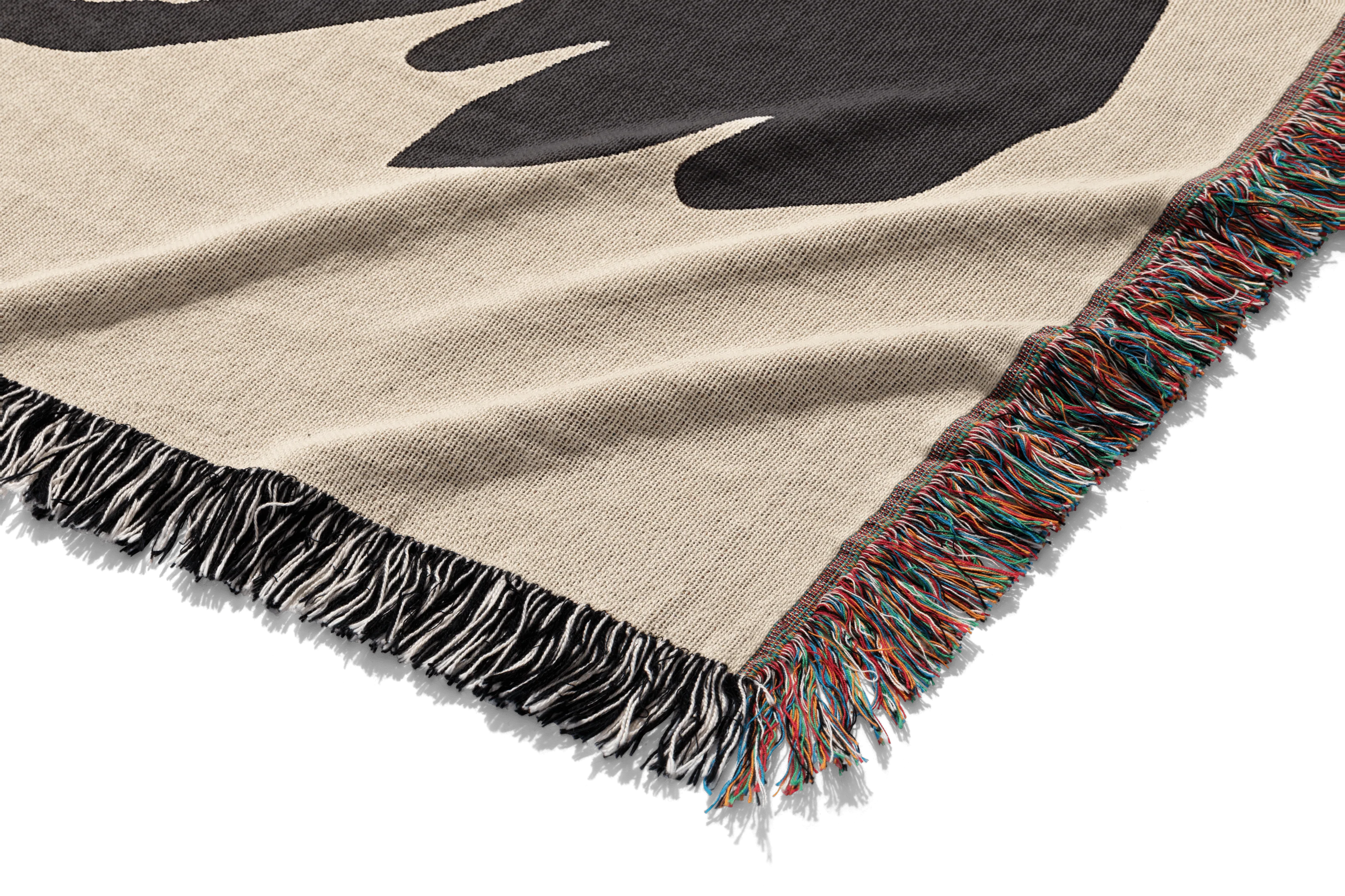 Frog by Matsumoto Hoji Woven Blanket Tapestry - Image 3