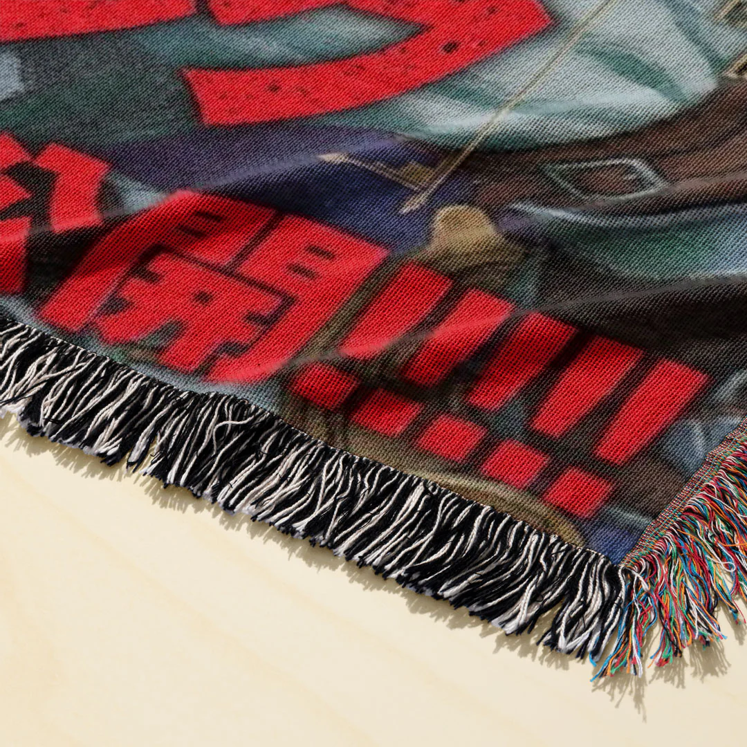 Hero 4 Woven Blanket Tapestry - Image 3