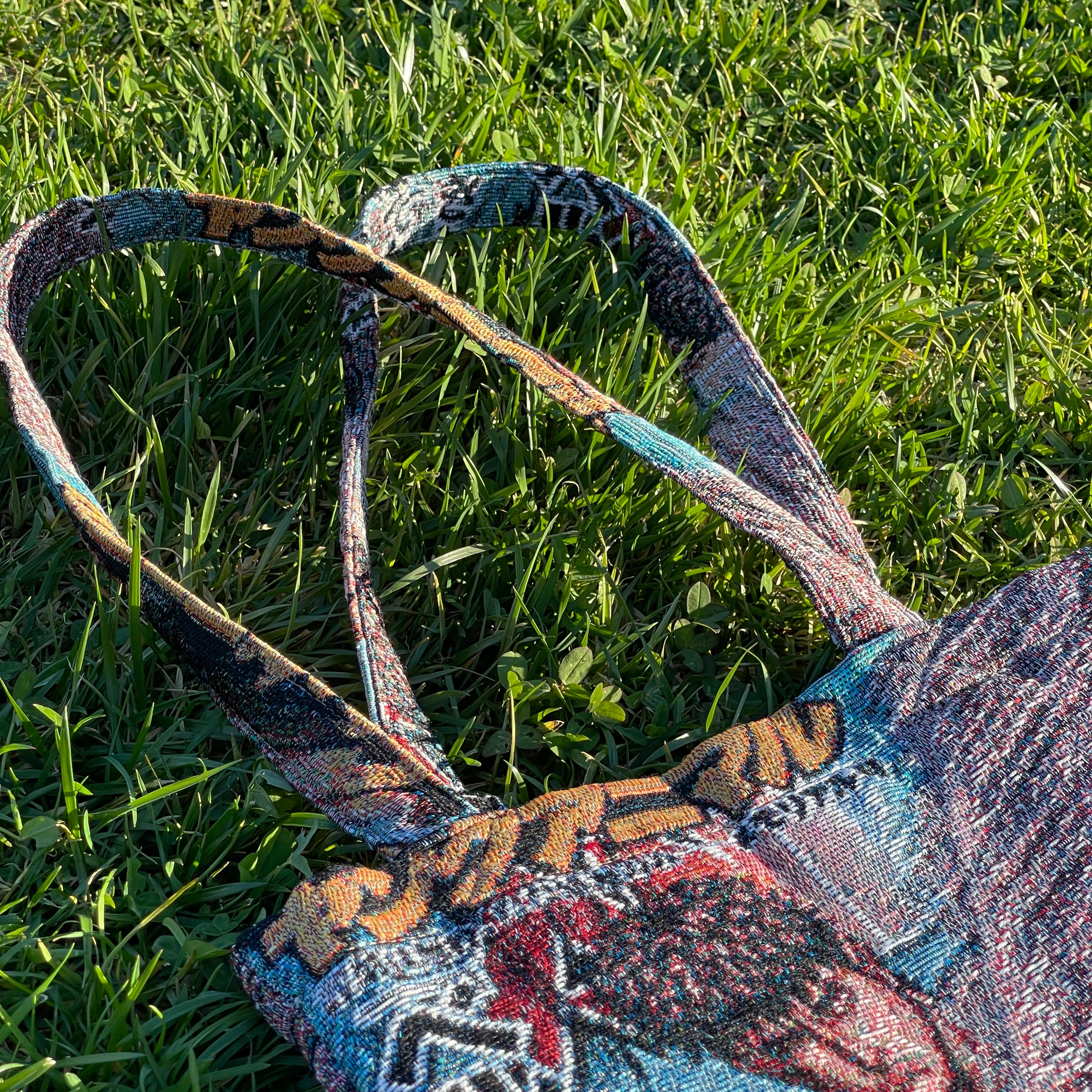 Hero Woven Tapestry Tote Bag - Image 5