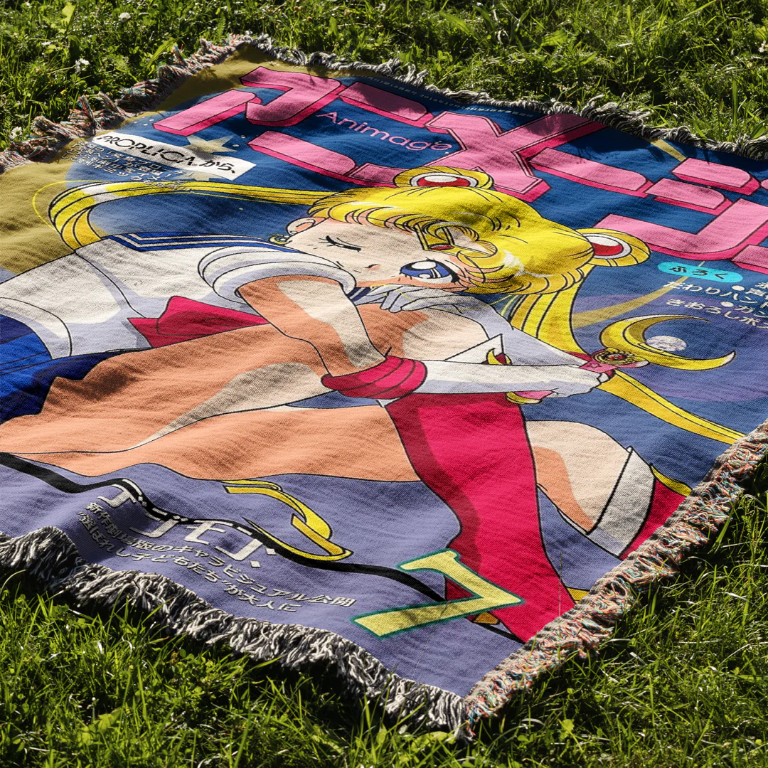 Lunar 2 Woven Blanket Tapestry - Image 3