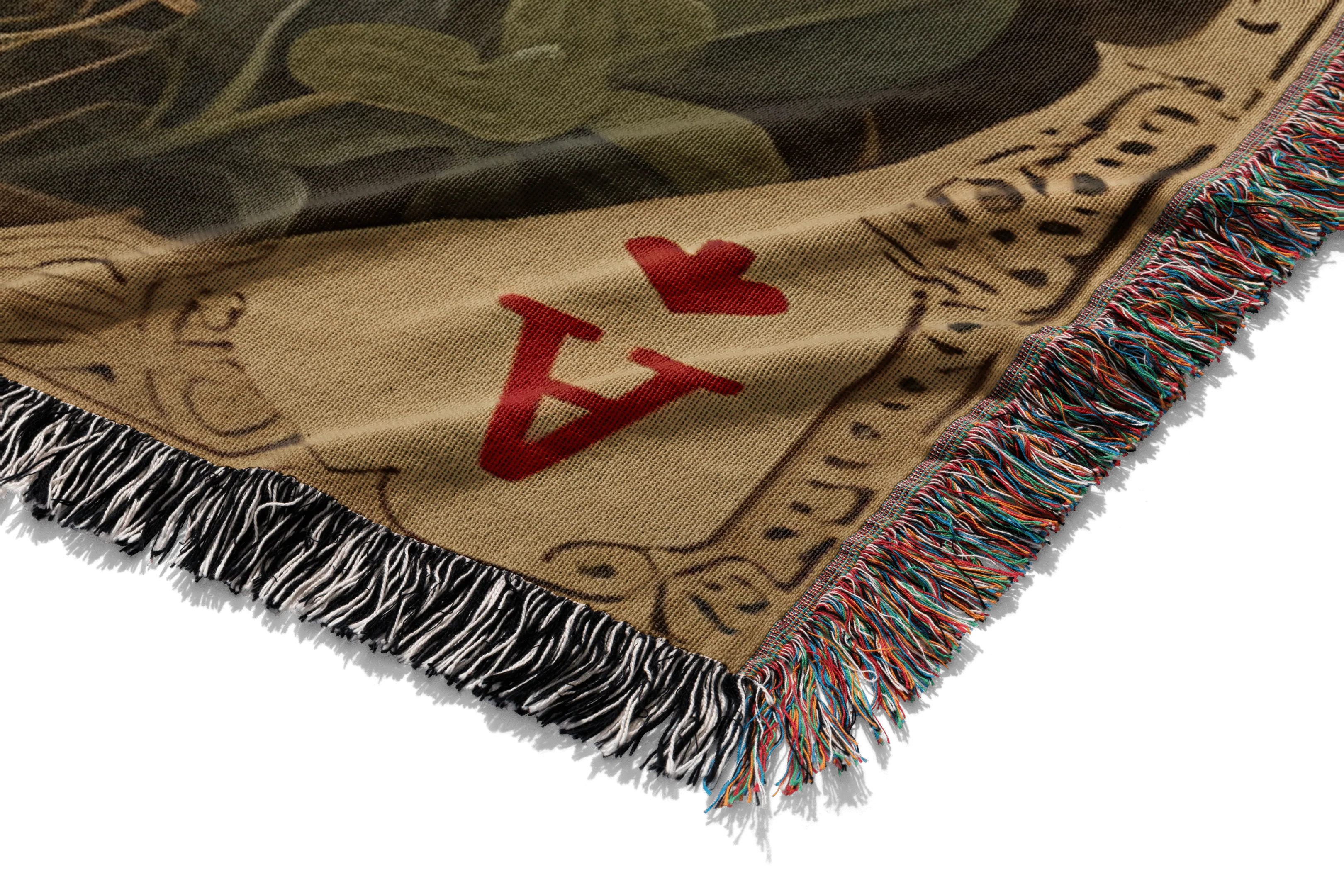 Mushroom Woven Blanket Tapestry - Image 3