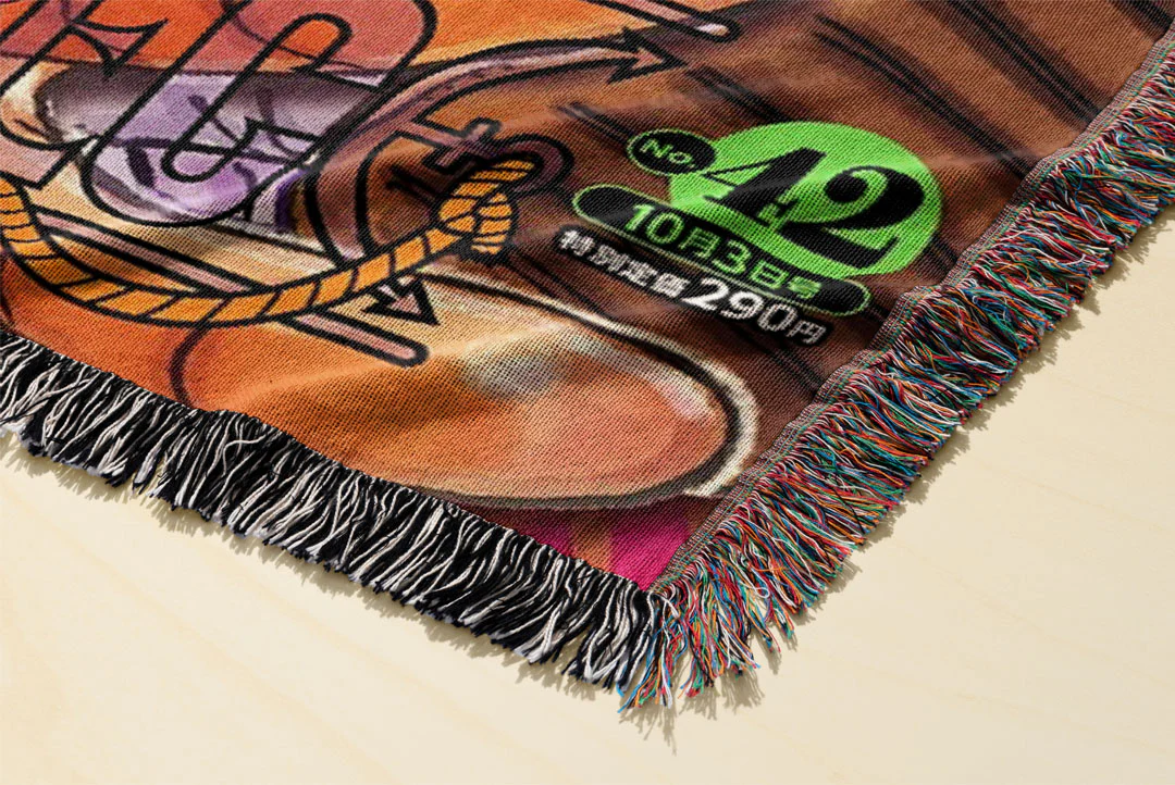 Pirate 4 Woven Blanket Tapestry - Image 3