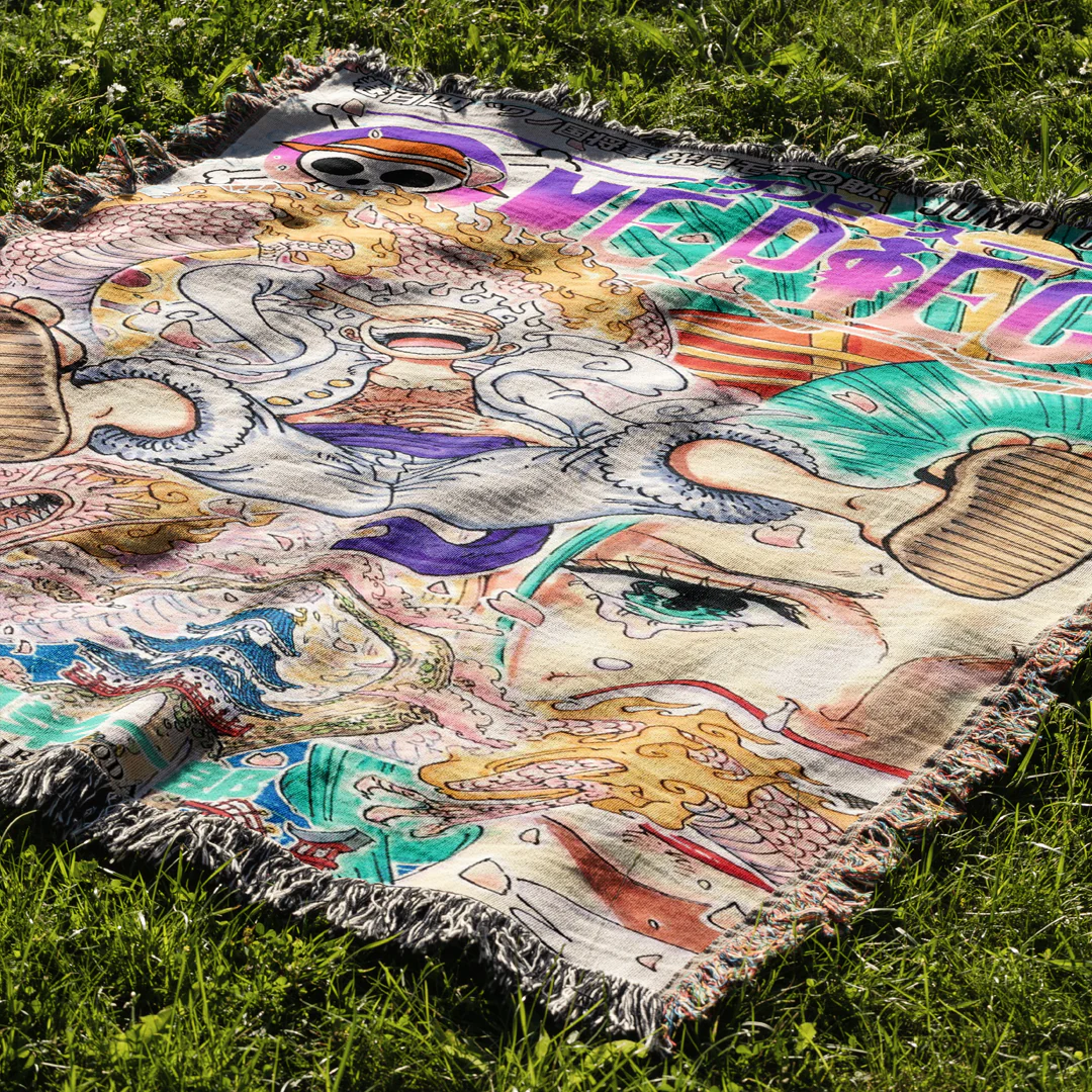 Pirate 5 Woven Blanket Tapestry - Image 3