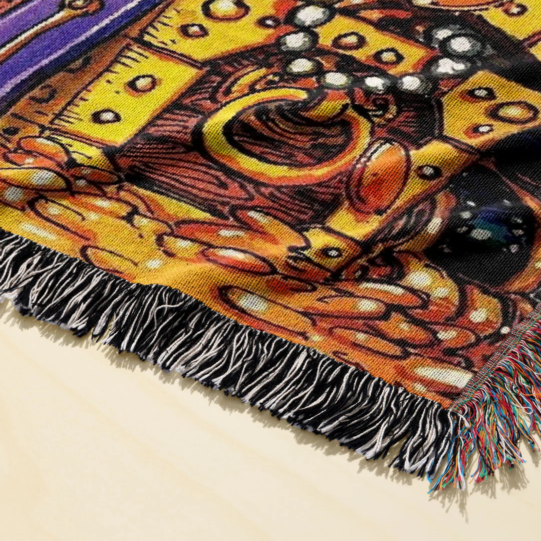 Pirate 8 Woven Blanket Tapestry - Image 3