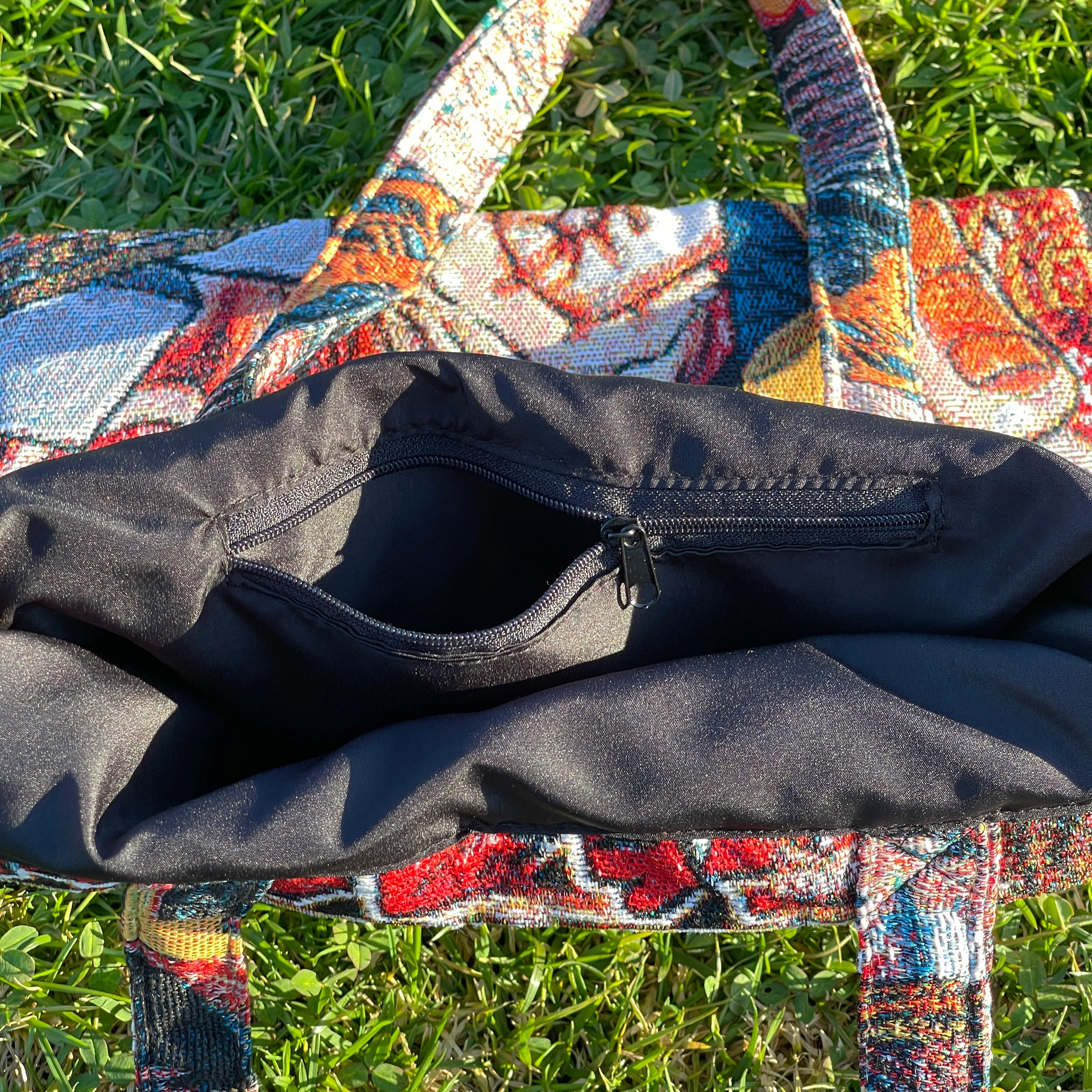 Pirate Woven Tapestry Tote Bag - Image 5