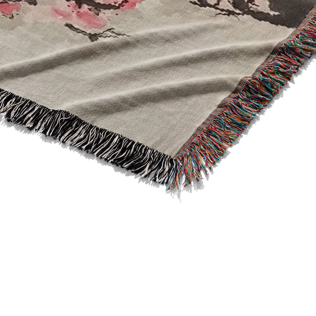Sakura Woven Blanket Tapestry - Image 3