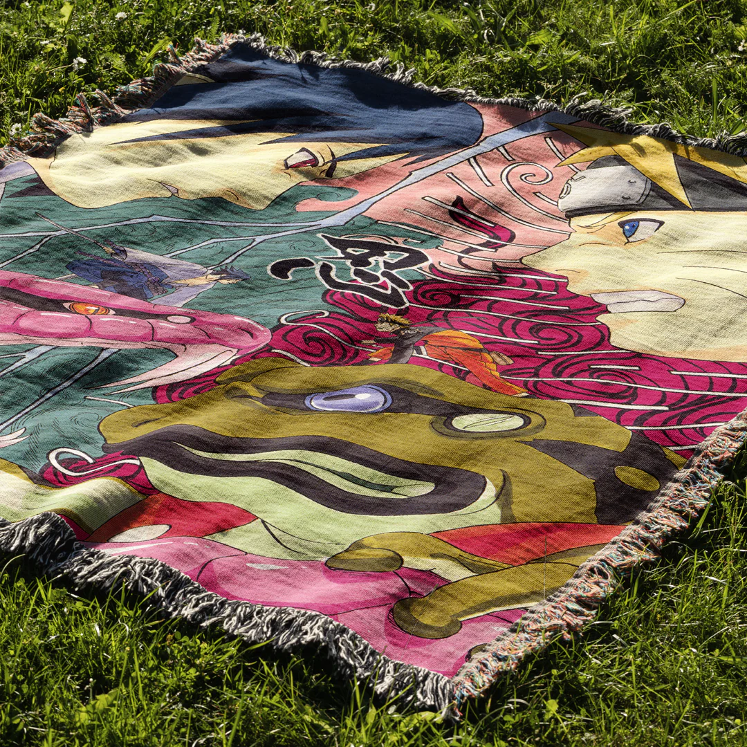 Shinobi 4 Woven Blanket Tapestry - Image 2