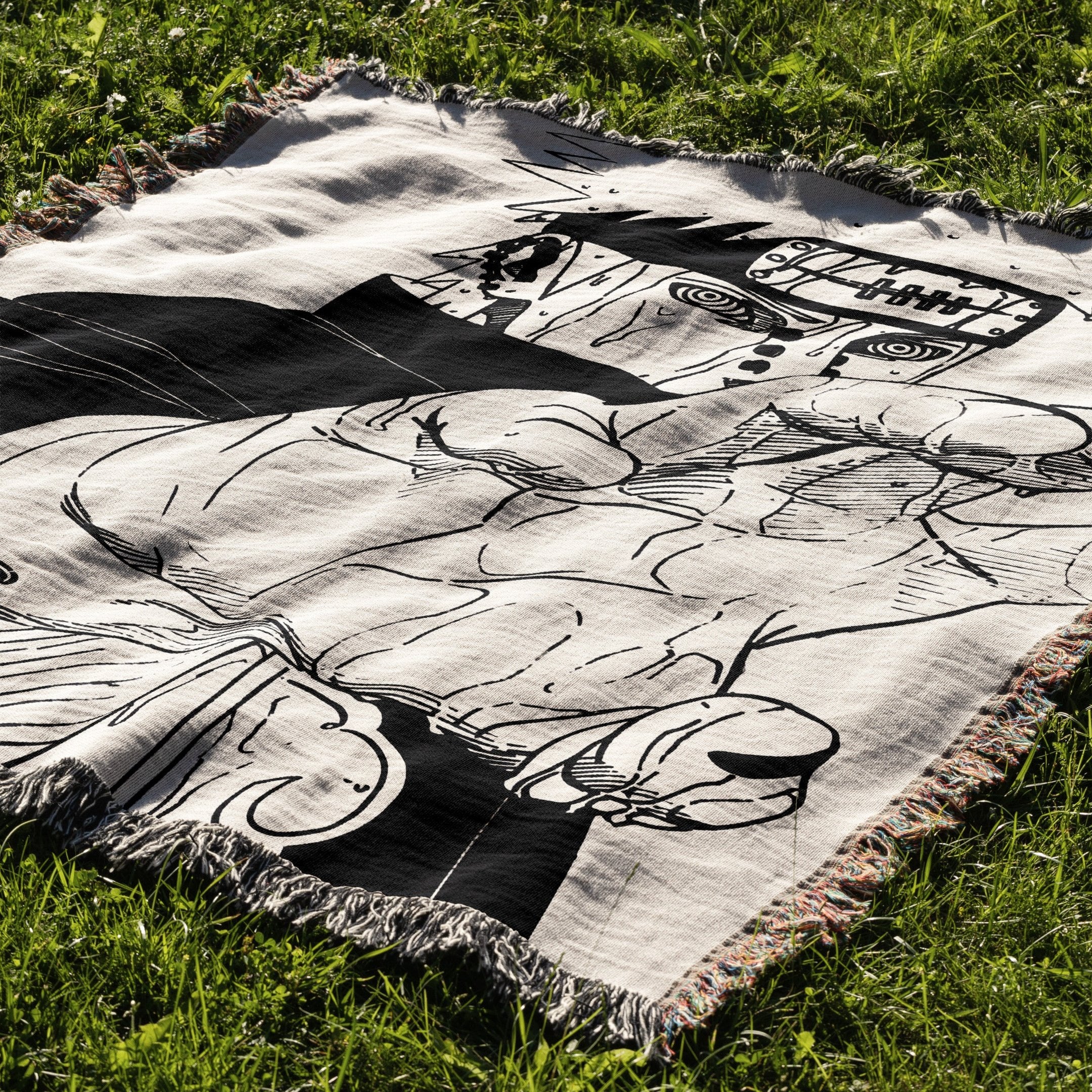 Shinobi 5 Woven Blanket Tapestry - Image 2