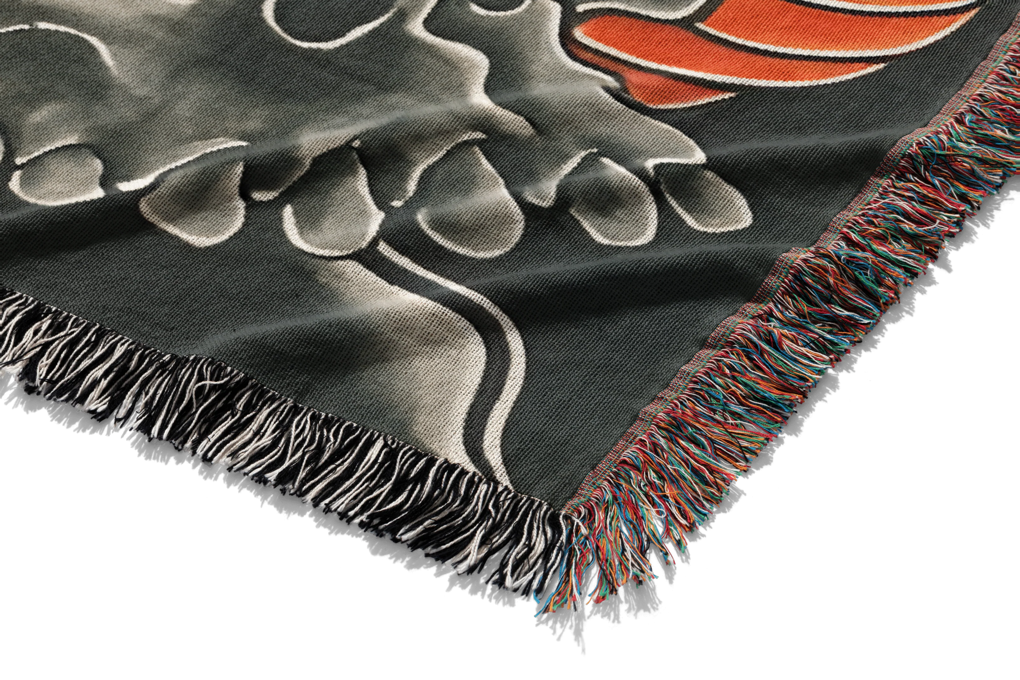 Snake and Skull Woven Blanket Tapestry - Image 3