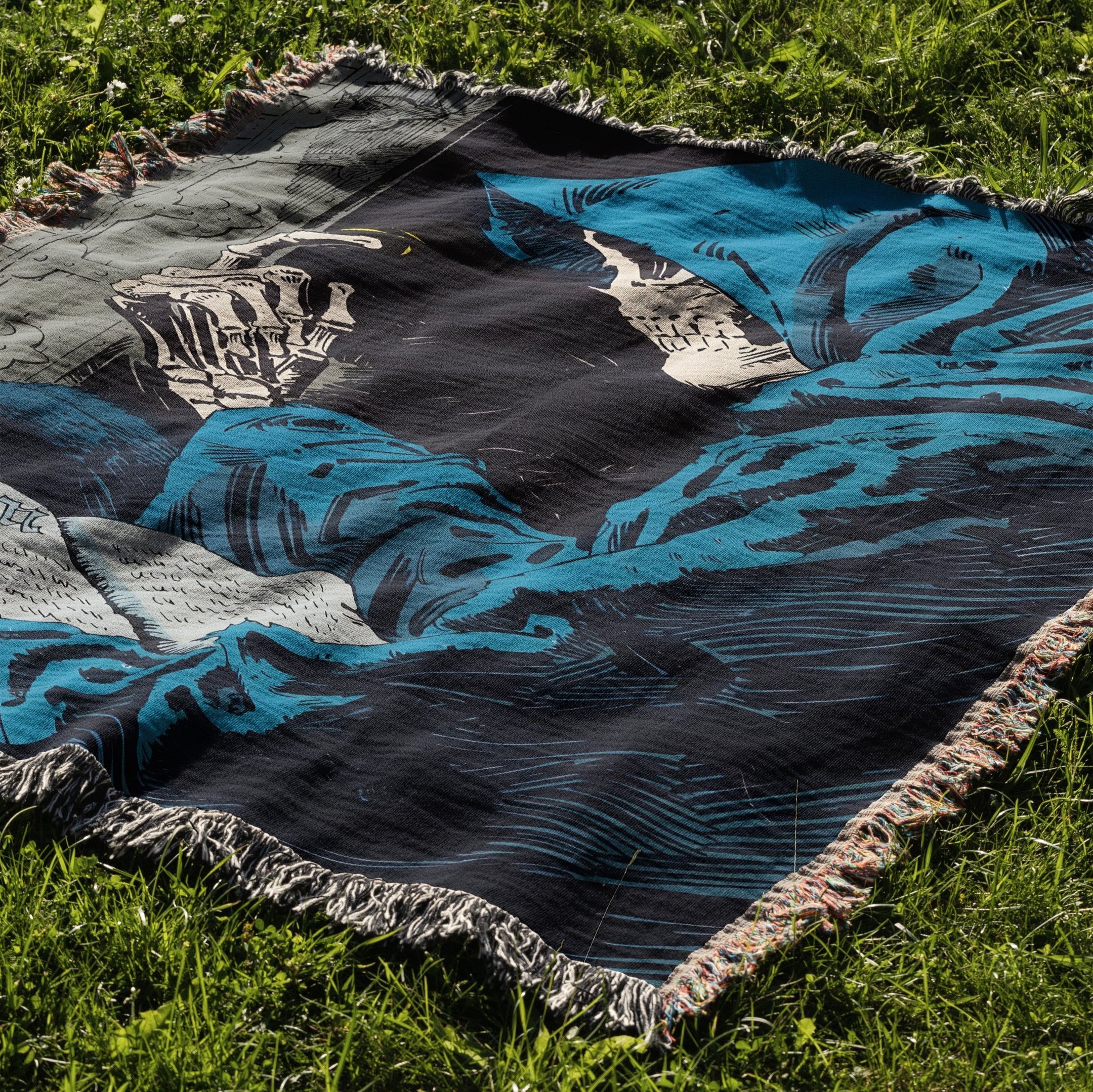 The Reaper Woven Blanket Tapestry - Image 2