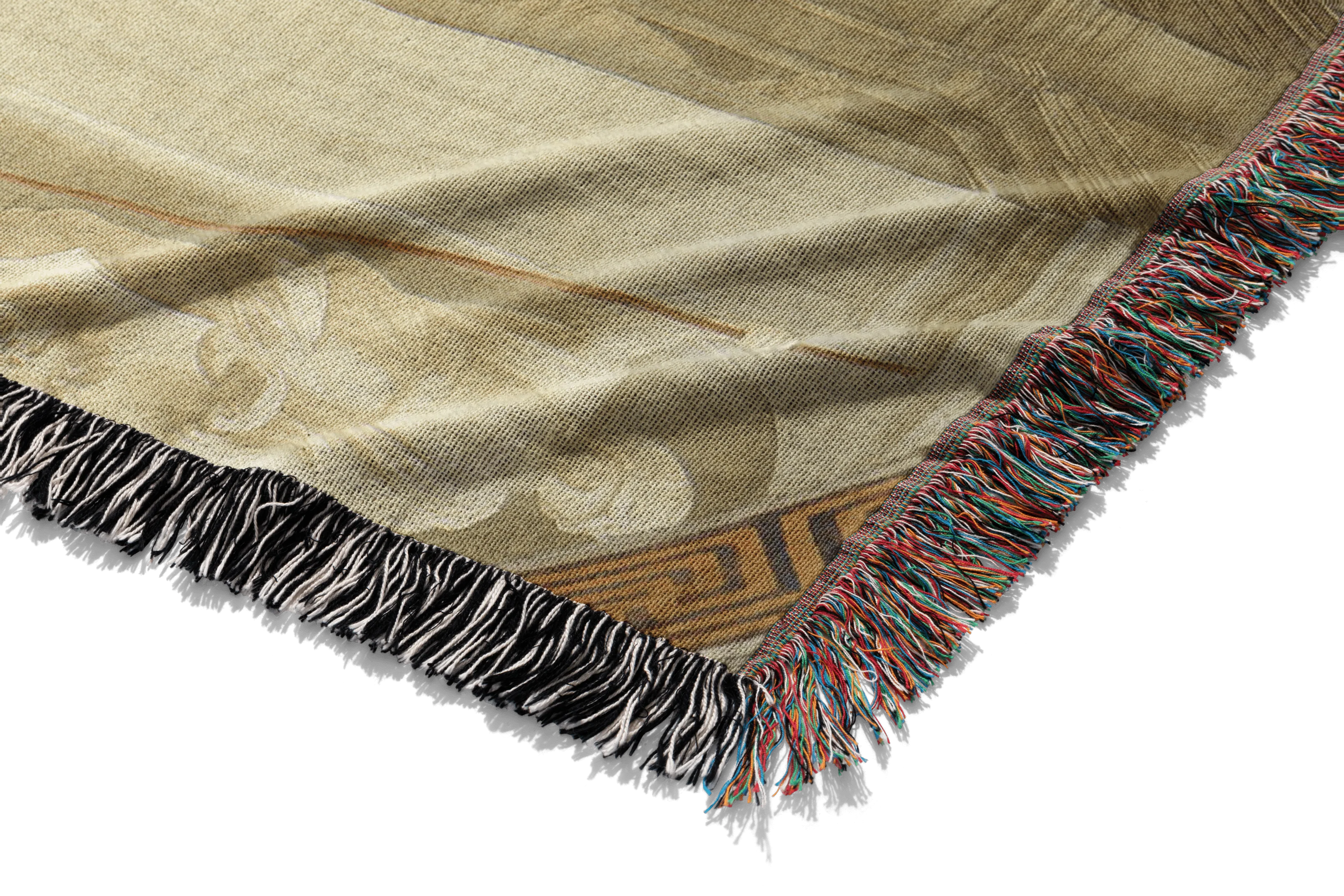 The School of Athens by Raphael Woven Blanket Tapestry - Image 3
