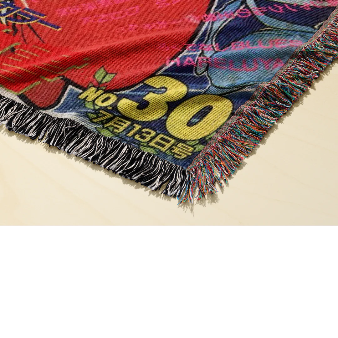 YuYu Woven Blanket Tapestry - Image 2